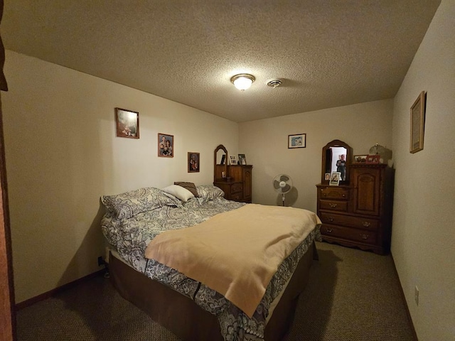 19319 Elsie Way NW, Bemidji, MN 56601 - carpeted bedroom featuring arched walkways and a textured ceiling