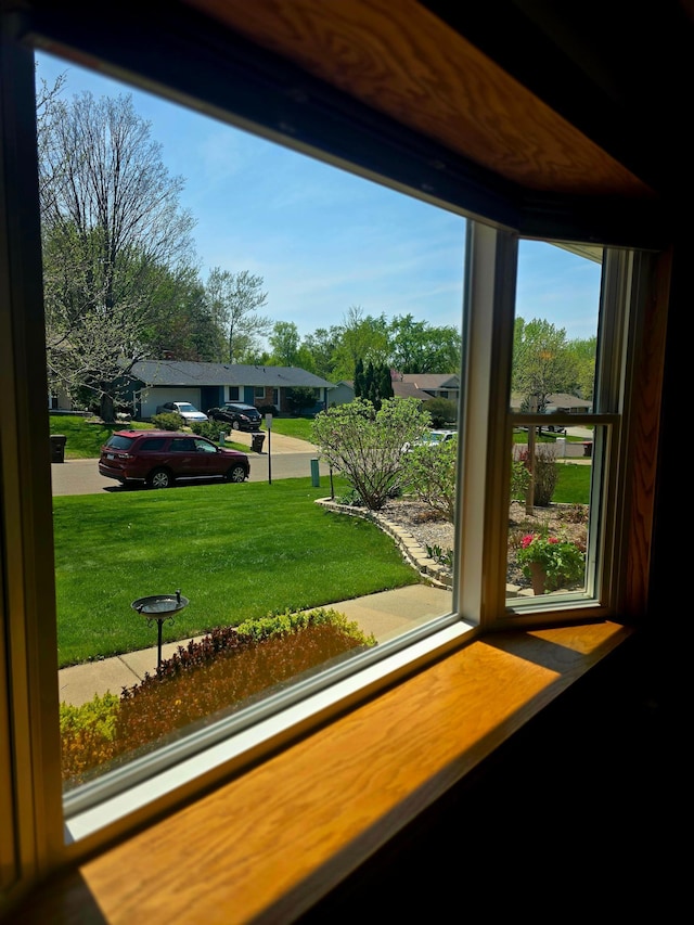 entryway with a residential view