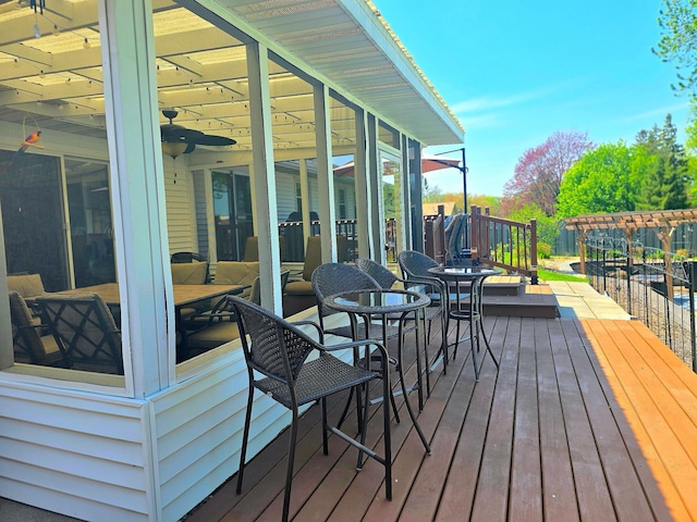 view of deck