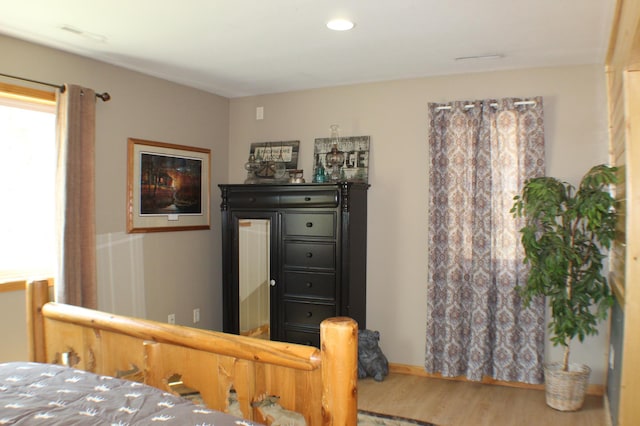 36282 Rush Lake Loop Unit 29A, Ottertail, MN 56571 - bedroom with wood finished floors, baseboards, and recessed lighting