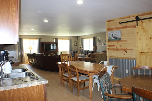 36282 Rush Lake Loop Unit 29A, Ottertail, MN 56571 - dining area featuring recessed lighting and light wood-style floors