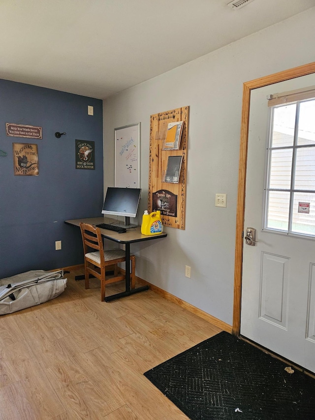 36282 Rush Lake Loop Unit 29A, Ottertail, MN 56571 - office featuring wood finished floors and baseboards