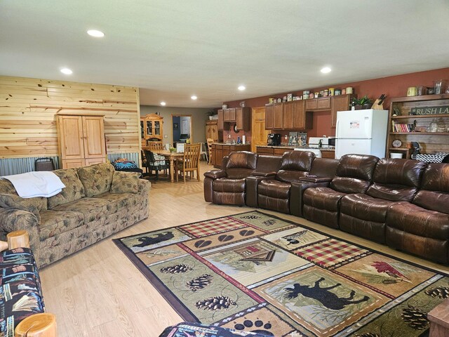 36282 Rush Lake Loop Unit 29A, Ottertail, MN 56571 - living room featuring recessed lighting and light wood-style flooring