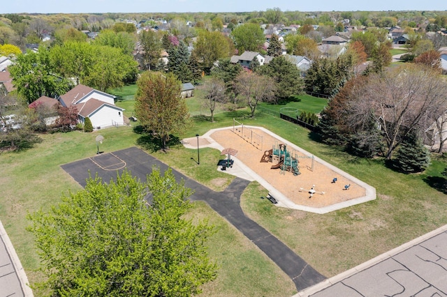 1282 141st Ln NW, Andover, MN 55304 - aerial perspective of suburban area with a park