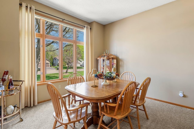 1282 141st Ln NW, Andover, MN 55304 - dining area with light colored carpet and baseboards