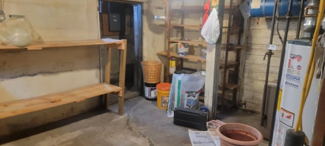 3229 Chicago Ave, Minneapolis, MN 55407 - unfinished basement with water heater