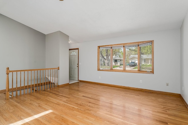 4416 Louisiana Ave N, Crystal, MN 55428 - empty room featuring light wood-type flooring and baseboards
