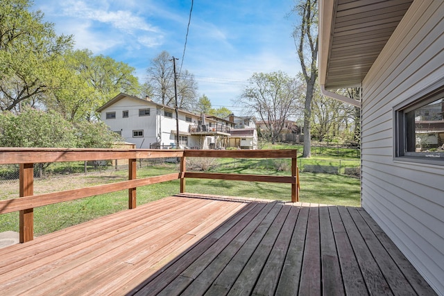 4416 Louisiana Ave N, Crystal, MN 55428 - view of wooden terrace
