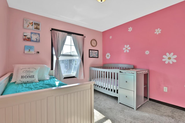 10240 3rd St NE Unit D, Blaine, MN 55434 - bedroom with light carpet and baseboards