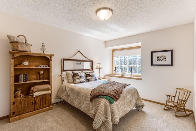 1103 Park Ln SE, New Prague, MN 56071 - bedroom with carpet floors, a textured ceiling, and baseboards