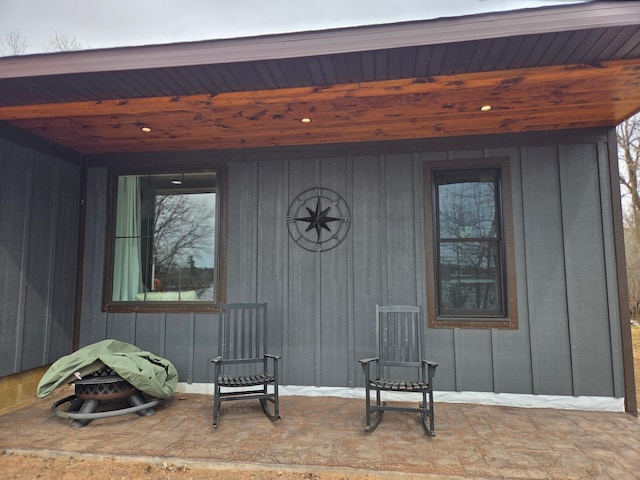 view of exterior entry