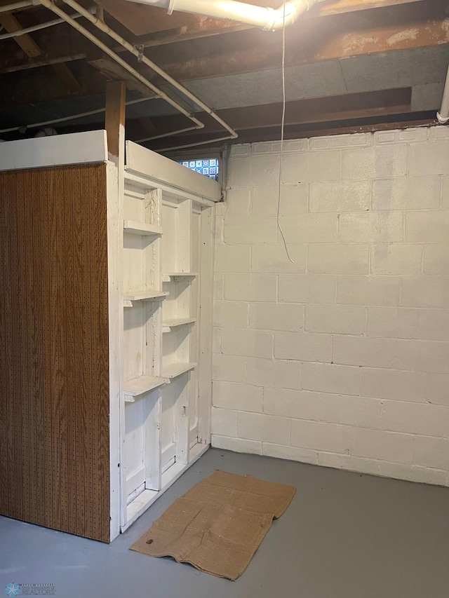 101 Oak St, Lisbon, ND 58054 - view of unfinished basement