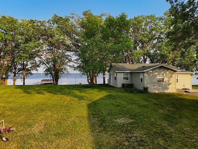 44948 Plentywood Rd, Perham, MN 56573 - view of green lawn with a water view