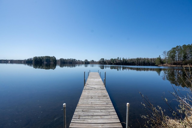 26159 County Road 345, Bigfork, MN 56628 - view of dock featuring a water view