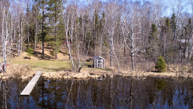 26159 County Road 345, Bigfork, MN 56628 - dock area with a water view