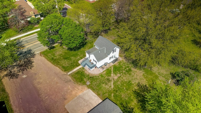 view from above of property