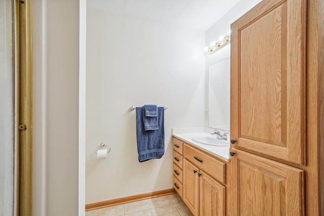 1036 Creekview Ln, Belle Plaine, MN 56011 - bathroom featuring tile patterned floors and vanity