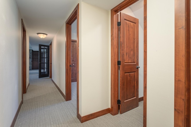 5123 Green Meadow Rd SE, Osakis, MN 56360 - hall with baseboards and light colored carpet