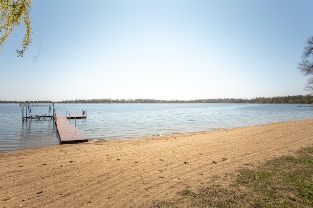 5123 Green Meadow Rd SE, Osakis, MN 56360 - view of dock featuring a water view