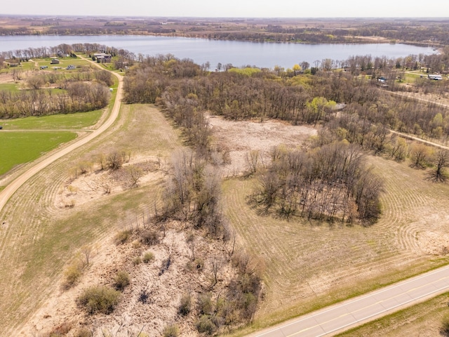 5123 Green Meadow Rd SE, Osakis, MN 56360 - drone / aerial view featuring a water view