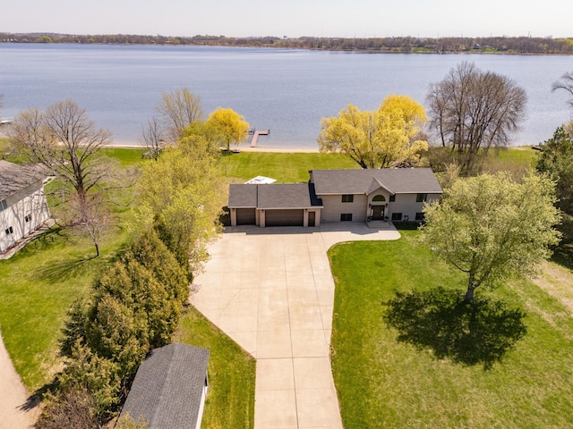 5123 Green Meadow Rd SE, Osakis, MN 56360 - drone / aerial view featuring a water view