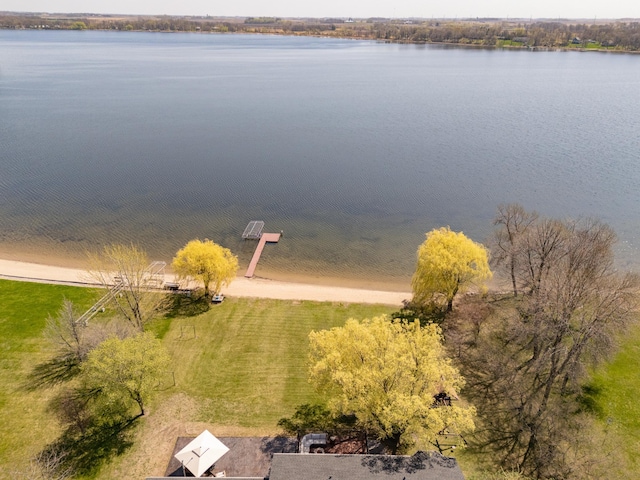 5123 Green Meadow Rd SE, Osakis, MN 56360 - aerial view with a water view