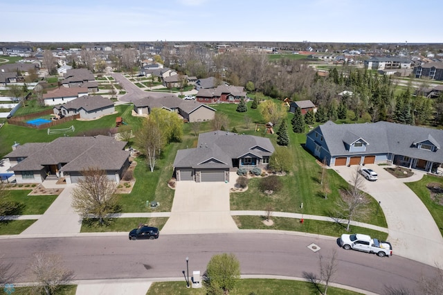 aerial view of property's location with nearby suburban area
