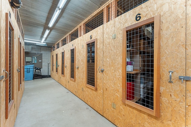 view of storage area