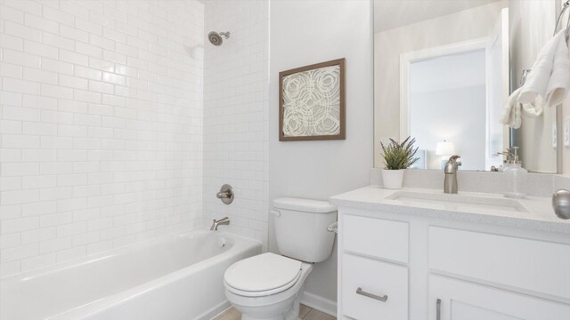 2009 Lusitano St, Shakopee, MN 55379 - bathroom with toilet, tub / shower combination, and vanity