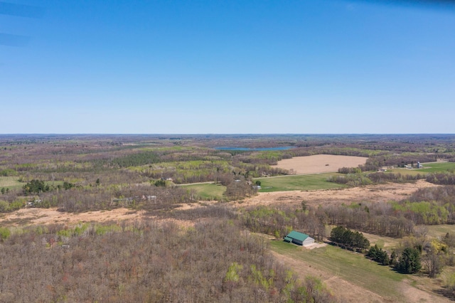 aerial view of sparsely populated area