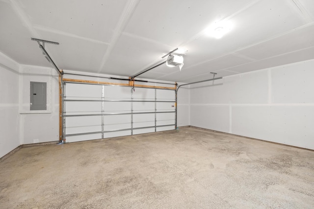 6750 Wildflower Way, Minnetrista, MN 55331 - garage with electric panel and a garage door opener