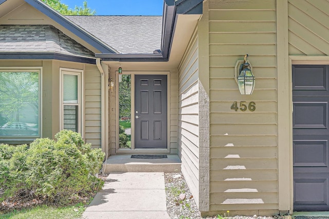 456 Ridge Ct, Chaska, MN 55318 - entrance to property featuring roof with shingles