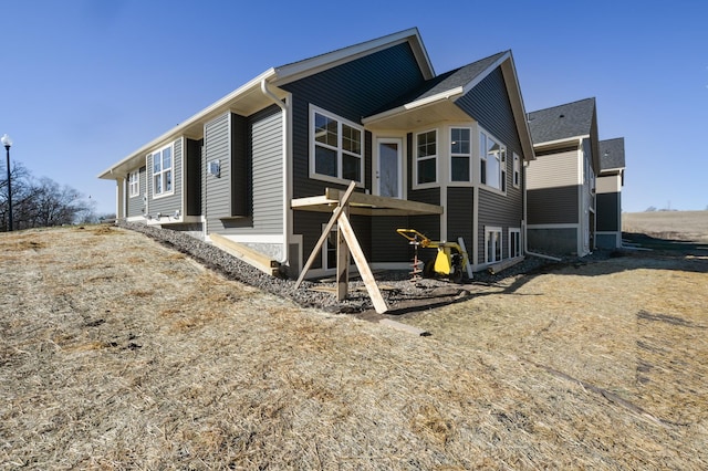 view of rear view of property