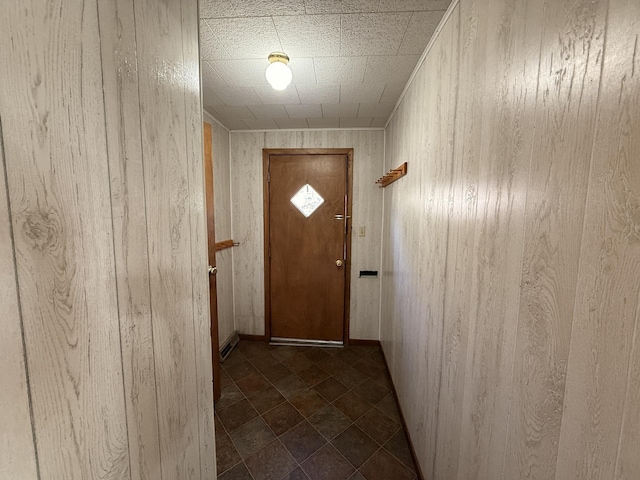 321 Western Ave, Madison, MN 56256 - doorway to outside with wooden walls