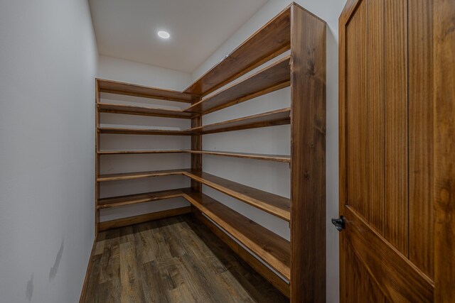 view of storage room