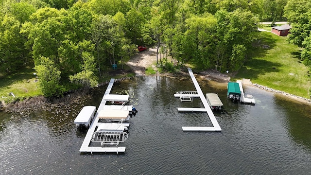 761 Ja Bird Loop NE, Longville, MN 56655 - dock area with a water view