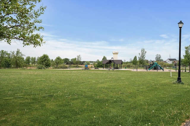 7327 Kalland Cir NE Unit 28, Otsego, MN 55301 - view of home's community with a lawn and a gazebo