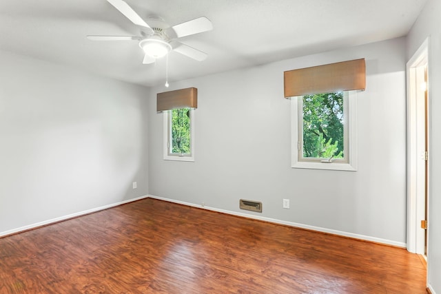 5820 139th St W, Apple Valley, MN 55124 - unfurnished room with wood finished floors and ceiling fan