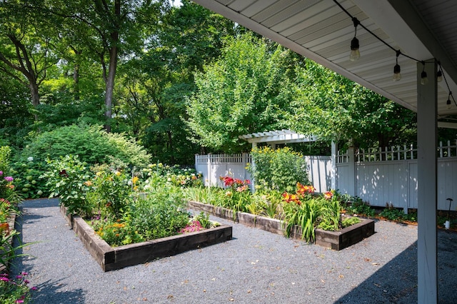 9002 Riley Lake Rd, Eden Prairie, MN 55347 - view of patio featuring a garden