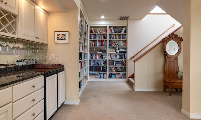 9002 Riley Lake Rd, Eden Prairie, MN 55347 - interior space with light carpet, baseboards, and recessed lighting