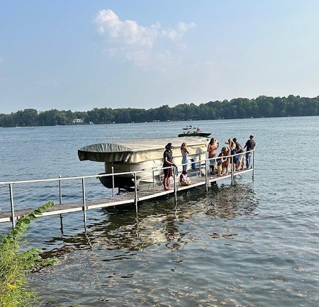 9002 Riley Lake Rd, Eden Prairie, MN 55347 - dock area featuring a water view