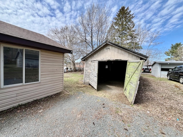 125 1st St, Dresser, WI 54009 - view of detached garage