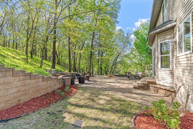 12800 Garrett Ct, Apple Valley, MN 55124 - view of yard with a patio area