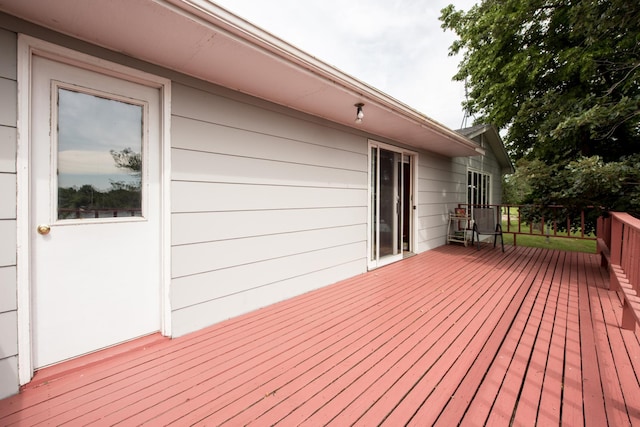 view of deck