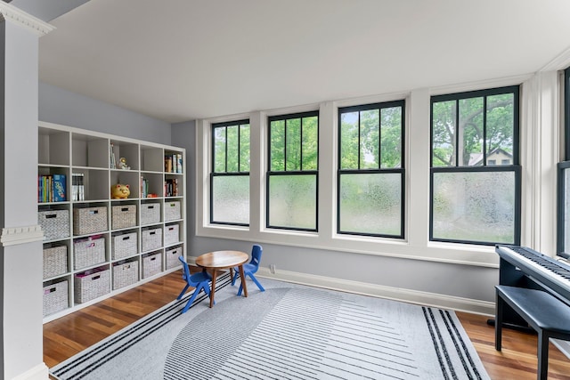 3100 29th Ave S, Minneapolis, MN 55406 - game room with wood finished floors and baseboards