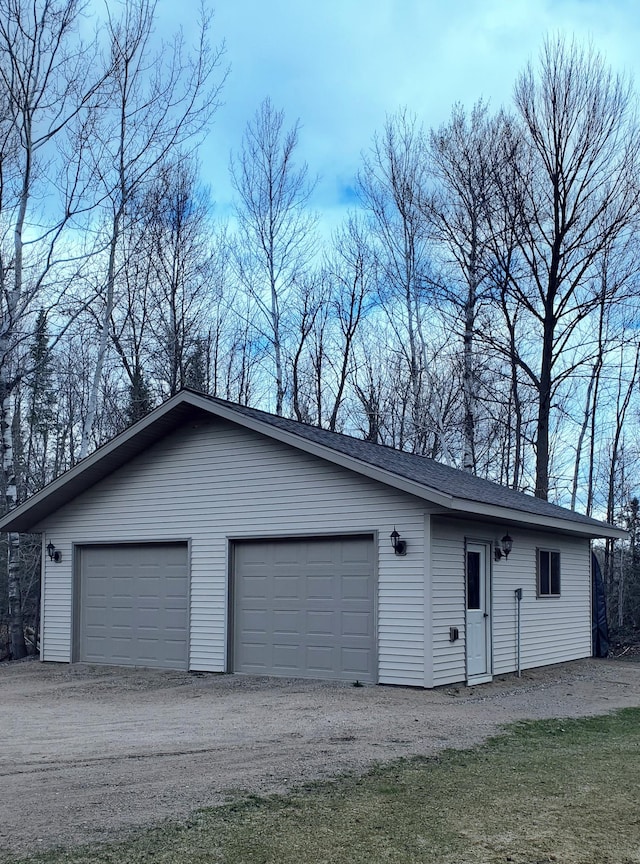499 Tamarack Ct NE, Tenstrike, MN 56683 - view of garage
