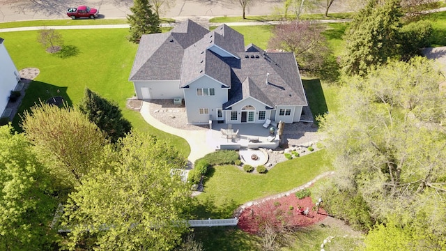 drone / aerial view