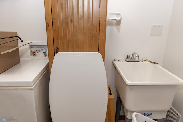 laundry room with hookup for a washing machine