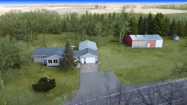 aerial view of property and surrounding area