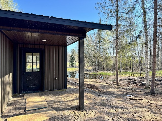 view of outbuilding with an outdoor structure